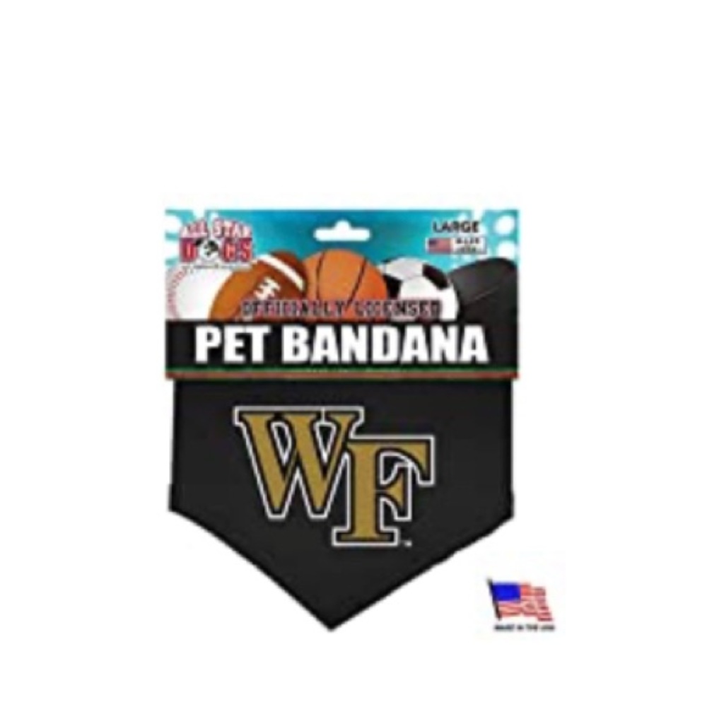 Wake Forest Demon Deacons Pet Bandana - Small
